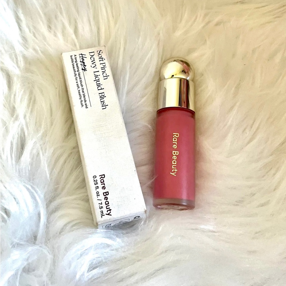 Rare Beauty - HAPPY - Soft Pinch Liquid Blush (Dewy Cool Pink)! BNIB